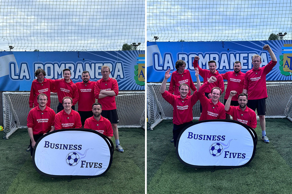 Deeside Timberframe at the Business Fives Tournament